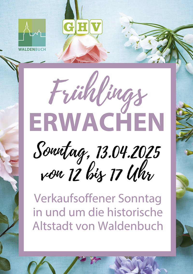 Frühlingserwachen Waldenbuch 2025 Flyer