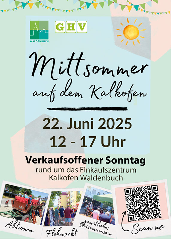 Mittsommer Waldenbuch 2025 Flyer